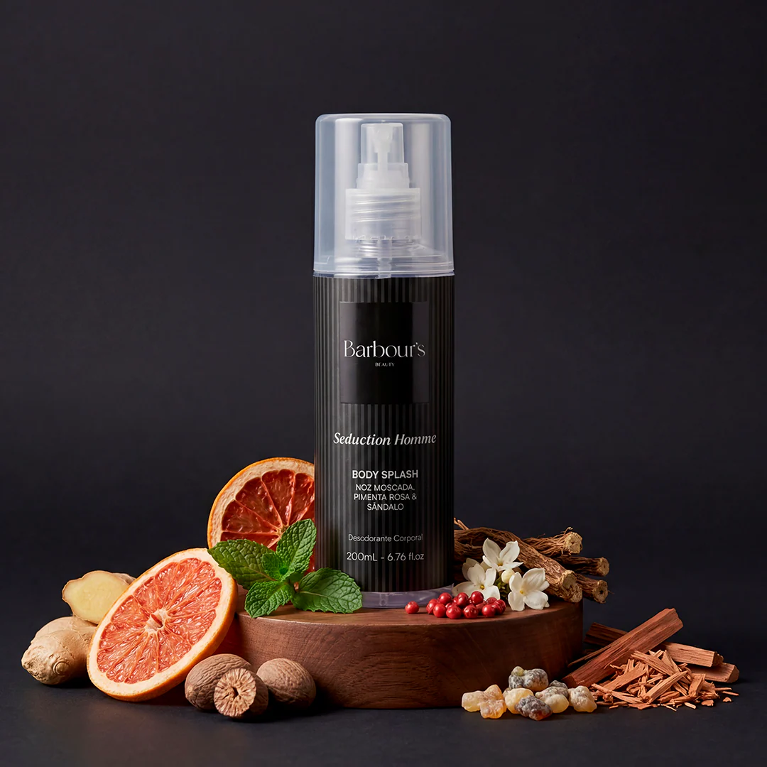 Body Splash Seduction Homme Desodorante Colônia 200ml - Image 3
